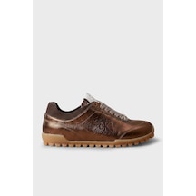 Calvin Klein Parlak Deri Sneaker Ayakkabı Hw0hw0330502n Kadın Ayakkabı Hw0hw03305 02n Bronz