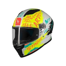 Mt Stinger 2 Ardent A3 Gloss Kapalı Kask Sarı - Siyah
