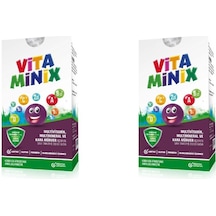 Vitaminix Multivitamin Multimineral ve Kara Mürver İçeren Sıvı Takviye Edici Gıda 2 x 150 ML