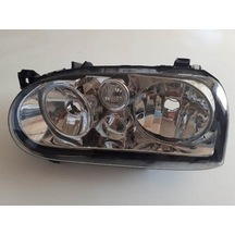 1992-1998 Volkswagen Golf 3 Far Lambası Sol Manuel-elektrikli-sissizi-şeffaf Cam H1-h1 Ayfar Adet Oem No:1h6941017d