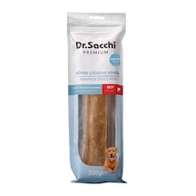 Dr.sacchi Premium Sığır Etli Doğal Sığır Derisi Press Kemik Tahılsız Köpek Ödülü 12'' 1'li 320 Gr