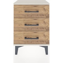 Arges Komodin 3 Çekmeceli 44x30x64 Aytaşı-çam Aytaşı