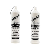2 Adet - Pinax Tüp Lehim Teli 5 Kanallı 1.2Mm - Solder Wire 40Gr.