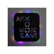 Led Işıklı Just More Game Dekoratif Tablo Oyun Odası Duvar Dekorlu Gece Lambası Çok Renkli - 737261209 Çok Renkli