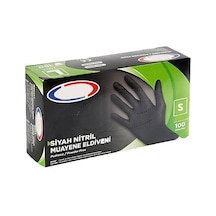 Omnipazar Karex Siyah Nitril Pudrasız Eldiven 100'lü Paket Small