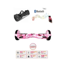 Citymate Elektrikli Kaykay Hoverboard Bluetooth Hoparlörlü 6.5 İnç Grafiti D05 +Çanta