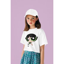 Sevbano Power Puff Girls Buttercup Baskılı Unisex Çizgi Film Çocuk Tişört Beyaz Sevbano Power Puff Girls Buttercup Baskılı Unisex Çizgi Film Çocuk Tişört Beyaz