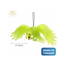 Asılabilir Lateks Kartal Dekor Süsü Yeşil 17-18 Cm - Özel Seri 0743-yesl Diğer