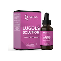 Q Natura Series Lugols Solution % 2 İyot Damla Q Natura Series Lugols Solution % 2 İyot Damla