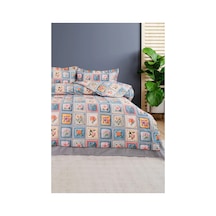 Colors 3d Baskı Kabartma Değil Patchwork Çift Kişilik Nevresim Takımı Çok renkli