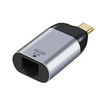 Kompakt Type-c Rj45 Gigabit Çevirici Ethernet Dönüştürücü