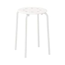 Ikea Marius Tabure, Beyaz Koltuk Çapı: 0,320 M 12 5/8" Genişlik: 0,400 M 15 3/4" Koltuk Yüksekliği: 0,450 M 1 Çok Renkli