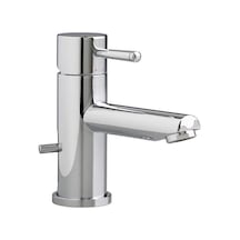 Amerikan Standardı 2064.101.002 Serin Monoblok Musluk 3/8 İnç Sıkıştırma Konektörleri Ve Metal Açılır Gider İle Birlikte, Cilalı Krom