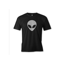 Alien Baskılı Sİyah Erkek Tshirt 001