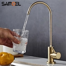 Su Arıtma Musluğu Mat Gold Yeni Ankastre Model Ithal