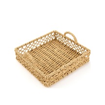 Deco Rustico Dekoratif Tepsi - Bej - 22 Cm