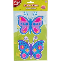 Bu-bu Eva Sticker 3d Büyük 12 Li St039/......044 Çok Renkli