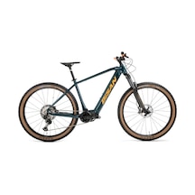 Bisan Envious Xc Mountain Xt - 27.5 Jant 15'' S Kadro 39.5cm Elektrikli Dağ Bisikleti - Petrol Yeşili Turuncu Çok Renkli