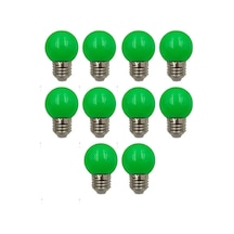 10 Adet K2 Yeşil Işık 5 Watt Led Gece Lambası Ampulü, E27 Duylu Ağaç Feneri Ampulü