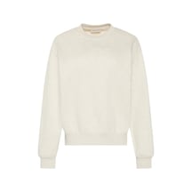 Calvin Klein Ls Embossed Monologo, P4p, Xxs Krem Kadın Sweatshirt