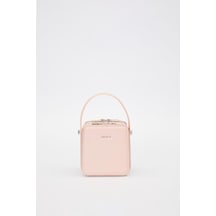 Pembe Dikdörtgen Model Omuz Çantası Pembe