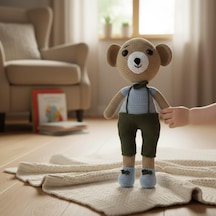 El Yapımı Amigurumi Oyuncak Ayı Çok Renkli