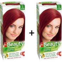 Beauty Bitkisel Saç Boyası M12 (Ateş Kızılı) -  2 Adet (464063505)