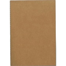 Deffter İp Dikişli A5 Kraft Karton Kapak Çizgili Defter 64996-9 Çok Renkli