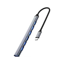 Büro Ev Ofis Cihazları İçin Usbc-7port Metal Connectör