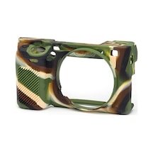 Easycover Sony A6000/A6100/A6300/A6400 Silikon Kılıf (Kamuflaj)