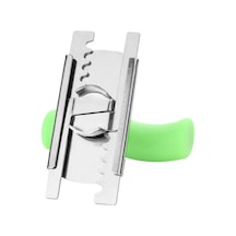 Jokmae Paslanmaz Çelik Kavanoz Açacağı - Her Boyuta Uygun, Yeşil Ve Gümüş Diğer