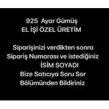 Ayyıldız Gümüş Yaka Rozeti Size Özel İsimli Gümüş