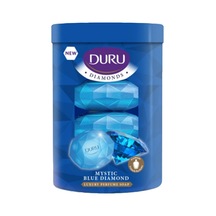 Duru Diamond Sabun 4 90 G Blue - Elmas Görünümlü Lüks Parfüm Kokulu Özel Sabun 2'li Ekonomik Pa Tarı Diğer