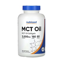 Nutricost, Mct Oil, 3,000 Mg, 150 Softgels 1,000 Mg Per Soft...
