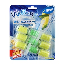 Wellnax Klozet Blok Limon Tazeliği 3'lü Mega Paket x1