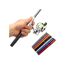 Geeroyoo Taşınabilir Mor 1.6m Cam Çelik Fiber Olta Takımı, Tuzlu Ve Tatlı Su İçin Kompakt Sp19873