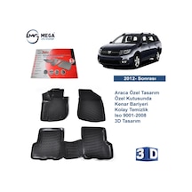 Dacia Logan Mcv 2012- Sonrası Rizline 3D Havuzlu Paspas