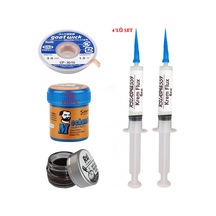 Krem Lehim Mchanc 138 C 42gr Havya Uç Temizleyici Flux Lehim Toplama Cp-3015 Lehim Emme Teli Seti03