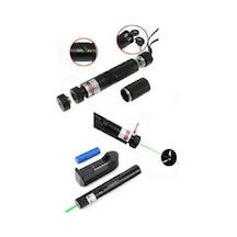 Hubrendy Çer Polizei Şarjlı Turbo Yeşil Lazer Pointer Kibrit Yakabilen Güç 1000mw