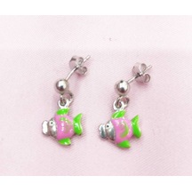 Oriental Kuyumculuk Jewellery Balık Küpe Gümüş