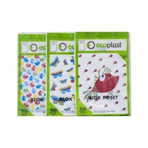 Ecoplast 1 Numara 100 Lü Baskılı Beyaz- 22 33