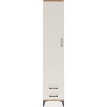 Arges Dolap 5 Raflı 2 Çekmeceli Tek Kapaklı 44x30x221 Çam-aytaşı Çam