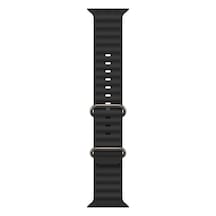 Winex 42-49mm Yeni Nesil Apple Uyumlu Akıllı Saat Kordonu Silikon Ysiyah