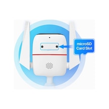 C310, 2k 3mp Dış Mekan Wi-fi/ethernet Güvenlik Kamerası, Hareket Algılama, Ip66 Su Geçirmez, 30m Gece Görüşü, Çift Yönlü Ses, Bulut/yerel Depolama, Sesli Ve Işıklı Alarm