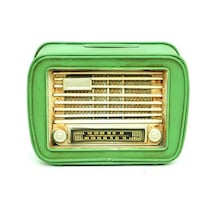 Dekoratif Metal Radyo Kumbara Vintage Hediyelik