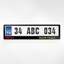 Kişiye Özel Isimli Isuzu Logolu Plakalık 264845245