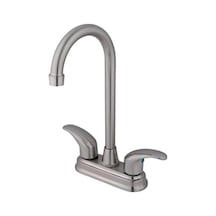 Kb6498ll 4 İnç Merkez Çubuk Musluk, 10,7 Cm, Fırçalanmış Nikel Açık Ceviz
