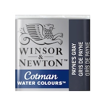 Winsor & Newton Cotman Yarım Tablet Suluboya Payne's Gray 465 Karışık