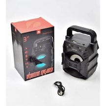 Auris Kts-1057 Bluetooth Hoparlör Işıklı Yüksek Kalite Ses Bombas
