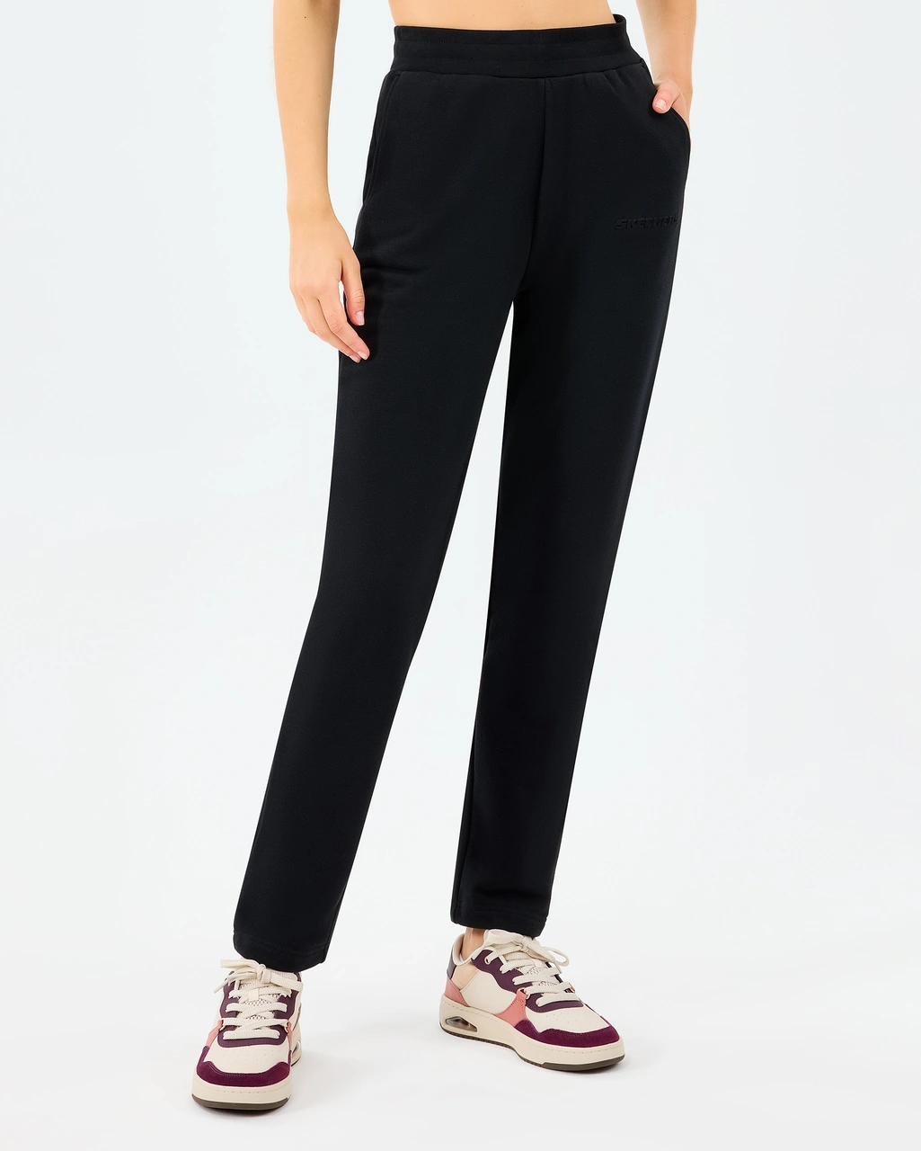Skechers W Essential Slim Sweatpant Kadın Siyah Eşofman Altı S2520289-3817 Siyah